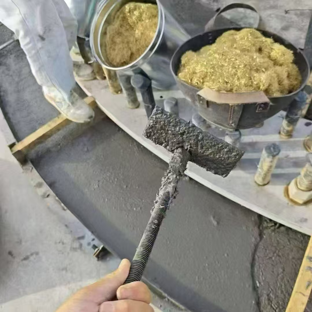 徐水C120钢纤维高强无收灌浆料 轧机压缩机汽轮机发电机锻压设备底座灌浆材料